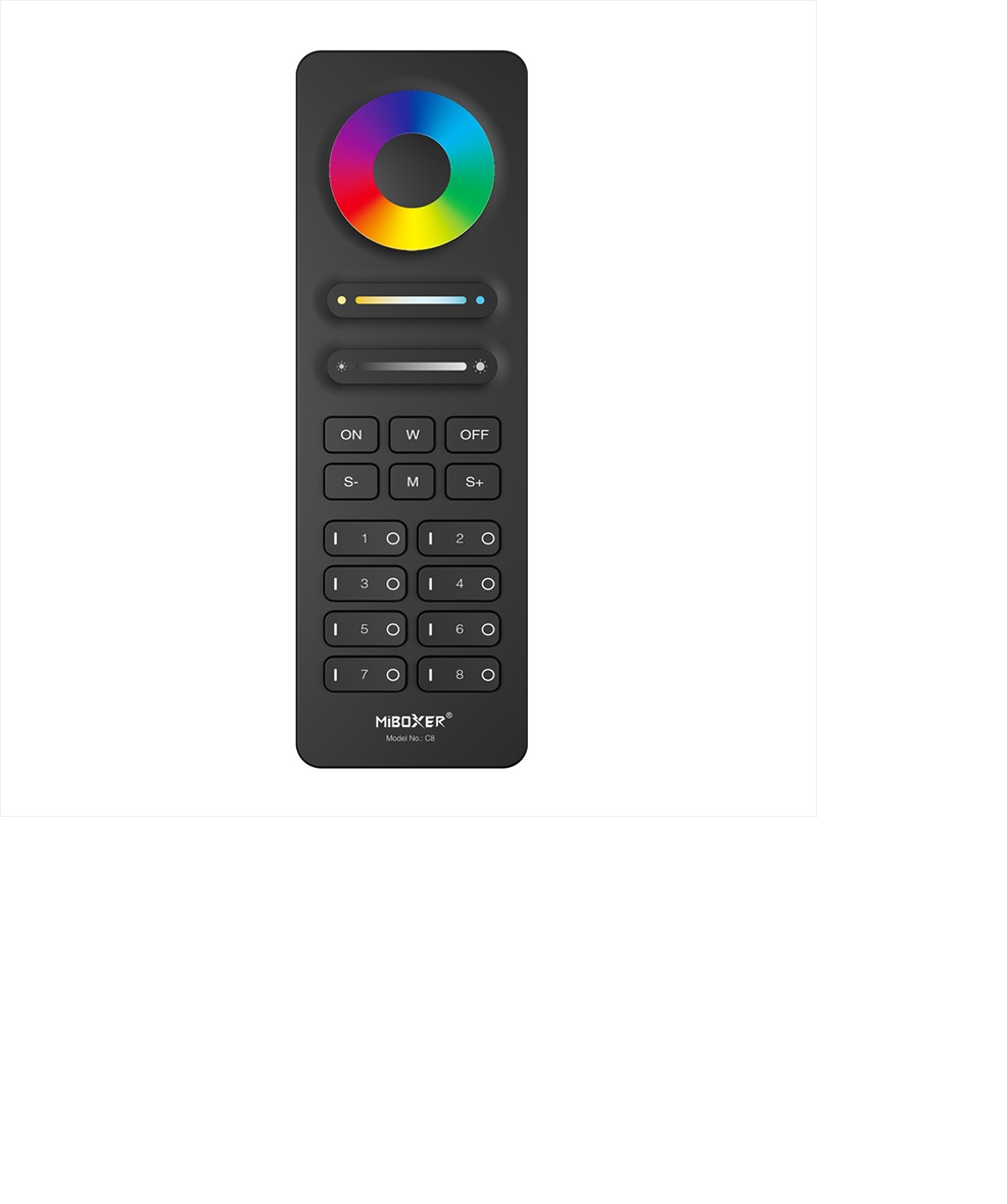 LED Fernbedienung 2,4GHz 8-Zonen-RGB CCT (B) Milight/Miboxer