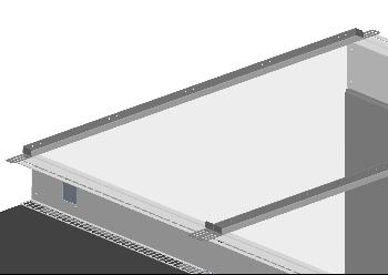 Vertiv(KnüRr) SmartAisle Endtrennleiste GB1200 (Paar), Black