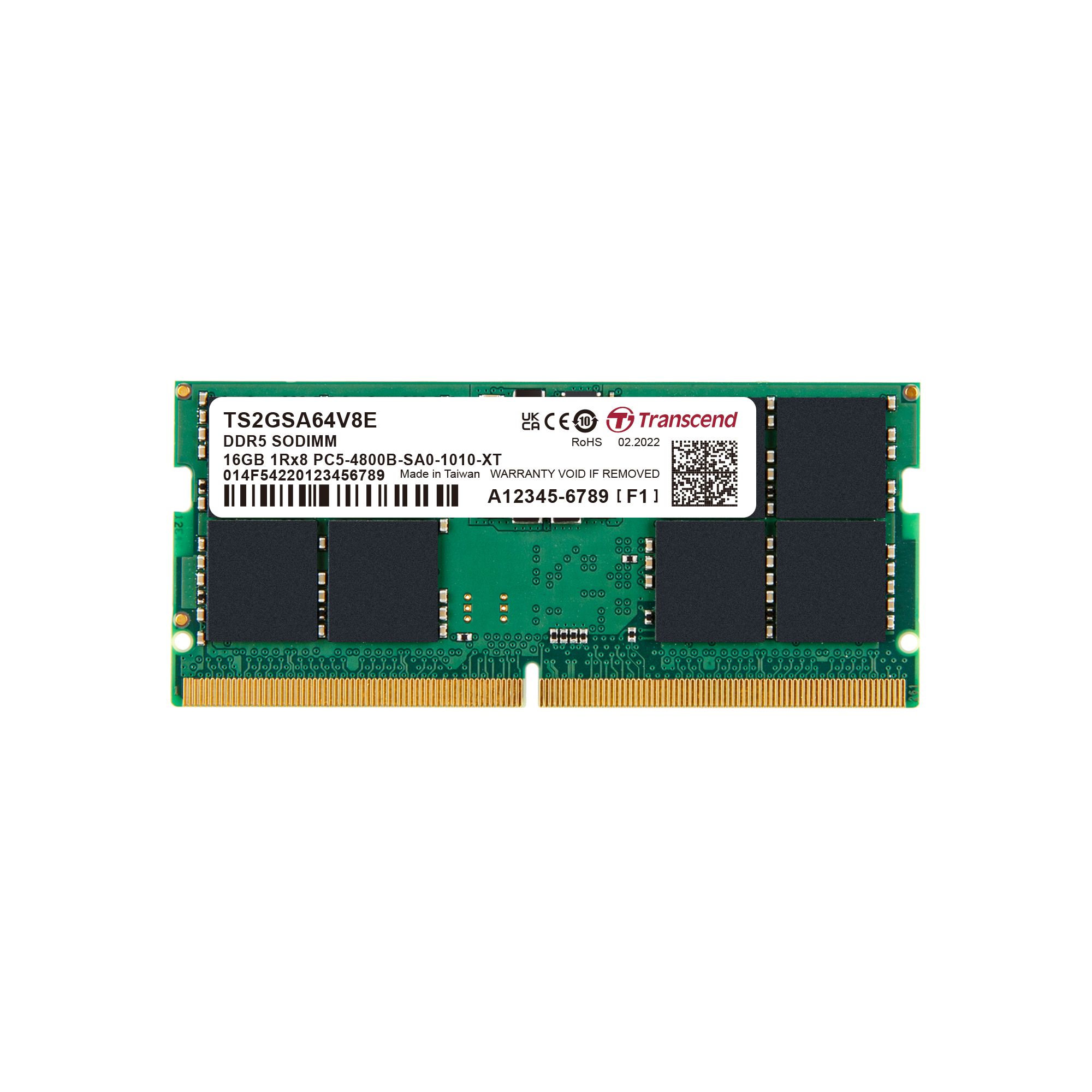 MEM So-DIMM4800 DDR5 16GB Transcend MEM So-DIMM4800 DDR5 16GB Transcend