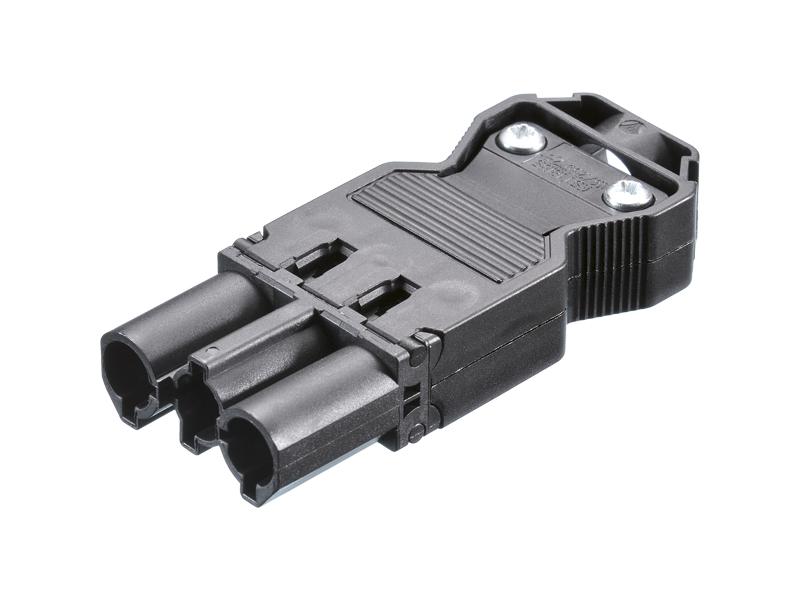 Bachmann Appliance plug GST18/3 - Black