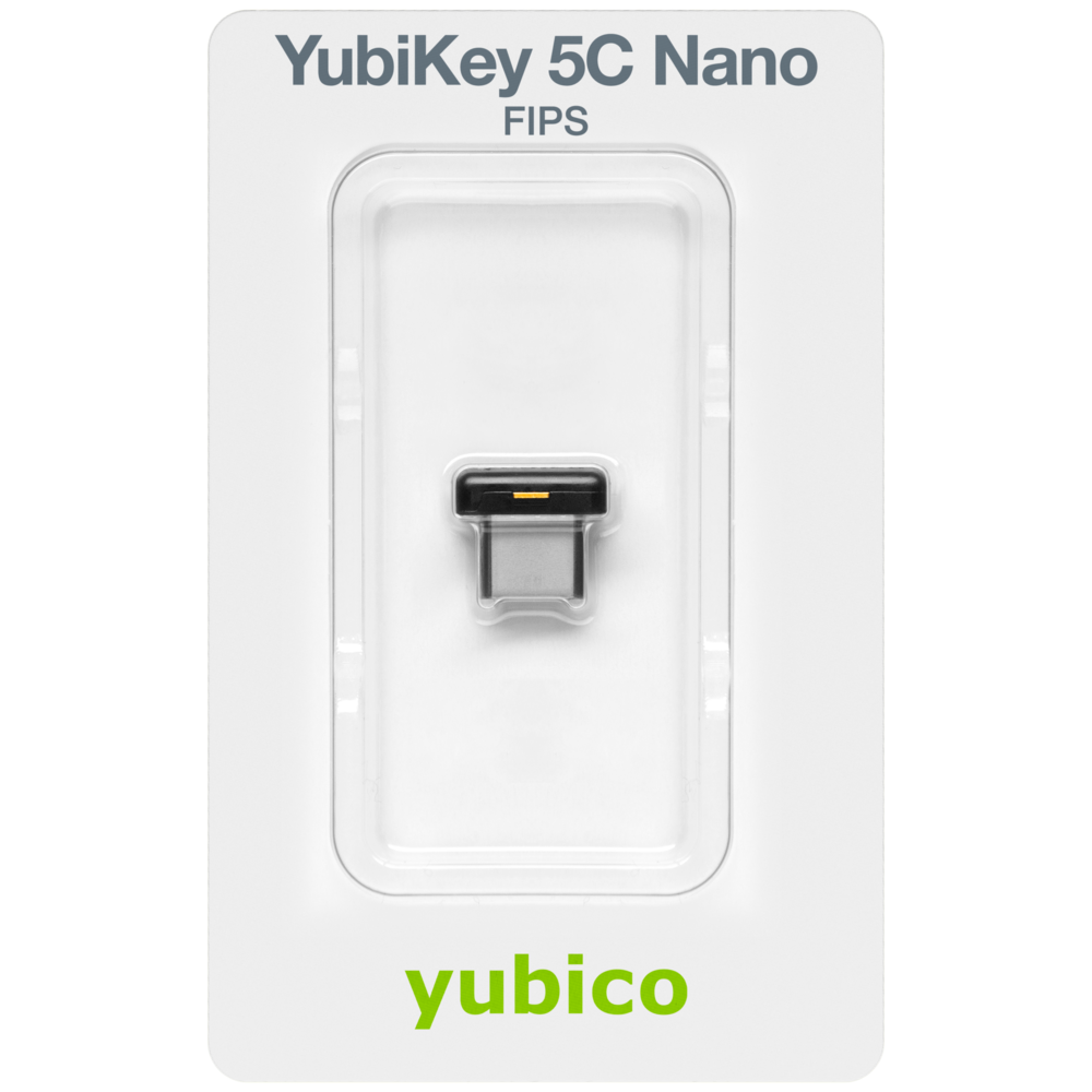 YubiKey 5C Nano FIPS Blister Pack