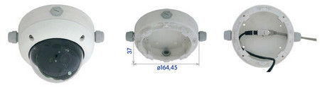 Mobotix Aufputzmontage-Set für Q2x/D2x/ExtIO STD