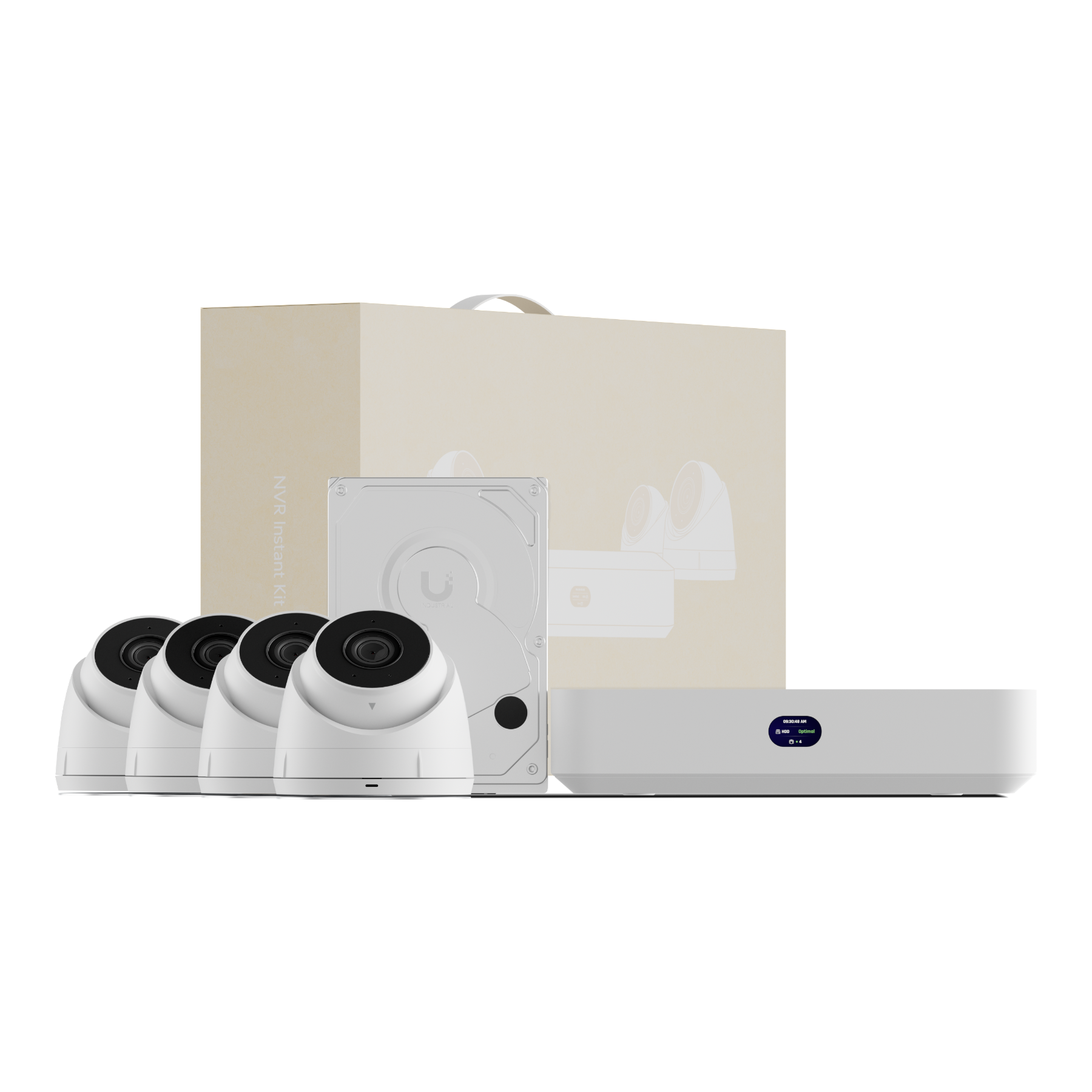 Ubiquiti UniFi Protect Network Video Recorder Instant Kit • 1x NVR Instant • 4x G5 Turret Ultra • 1x TB HDD • UNVR-Instant-Kit Ubiquiti UniFi Protect Network Video Recorder Instant Kit • 1x NVR Instant • 4x G5 Turret Ultra • 1x TB HDD • UNVR-Instant-Kit