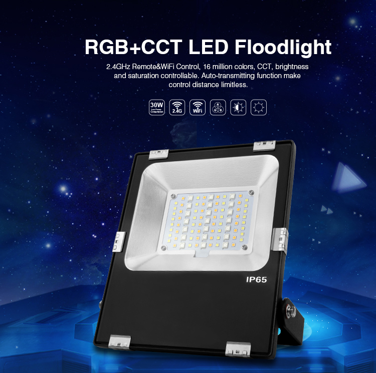 LED FläChenstrahler 30W RGB-WW (RGB-CCT) IP65 230V Milight/Miboxer