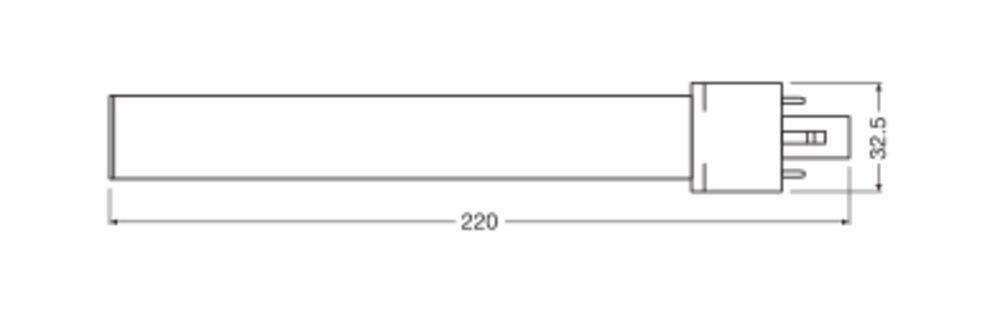 LEDVANCE DULUX LED S EM & AC MAINS V 6W 840 G23