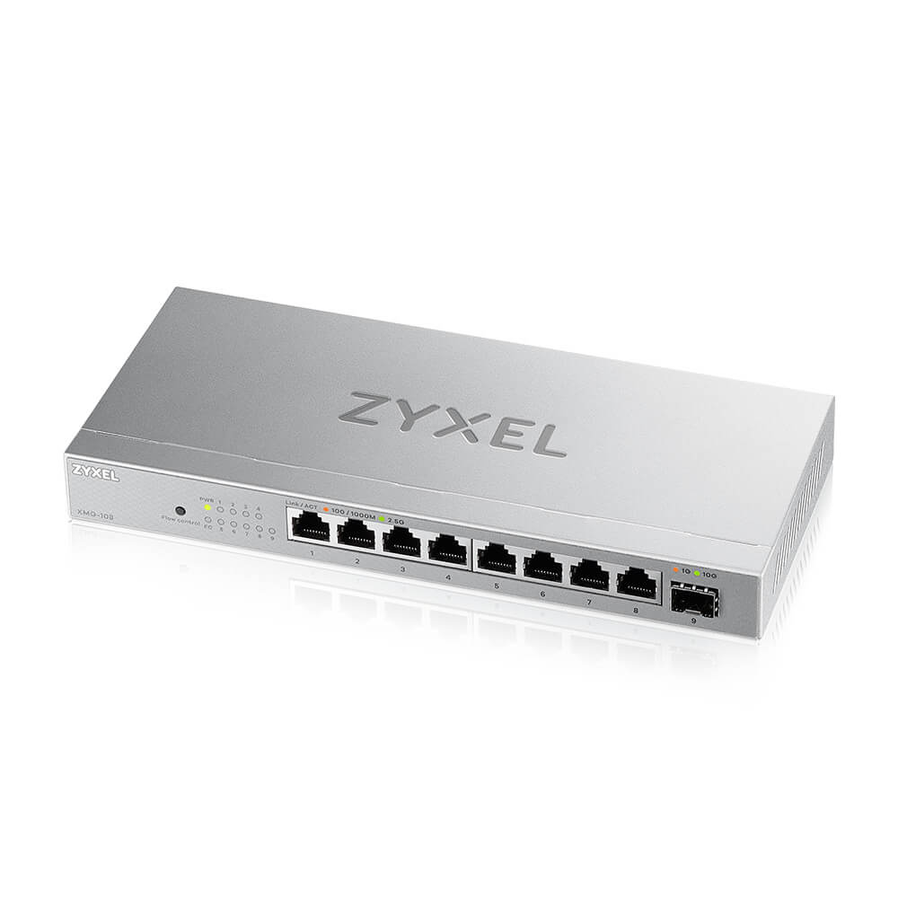 Zyxel XMG-108 Unmanaged 2.5G Ethernet (100/1000/2500) Silver