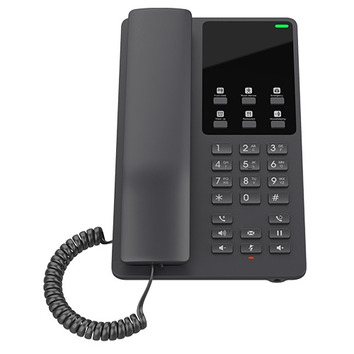 Grandstream GHP621W Entry-Level Hotel IP Phone - Black