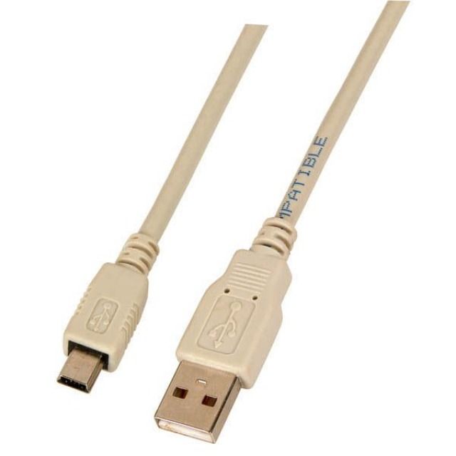 EFB Elektronik K5250.3V2 USB cable USB 2.0 3 m USB A Mini-USB B 0.48 Gbit/s Grey