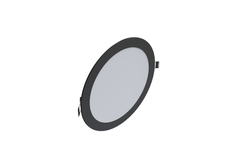 Synergy 21 LED Ultra Slim LED Panel Light V6 20W SWW/WW/NW (3CCT) Schwarz 24V