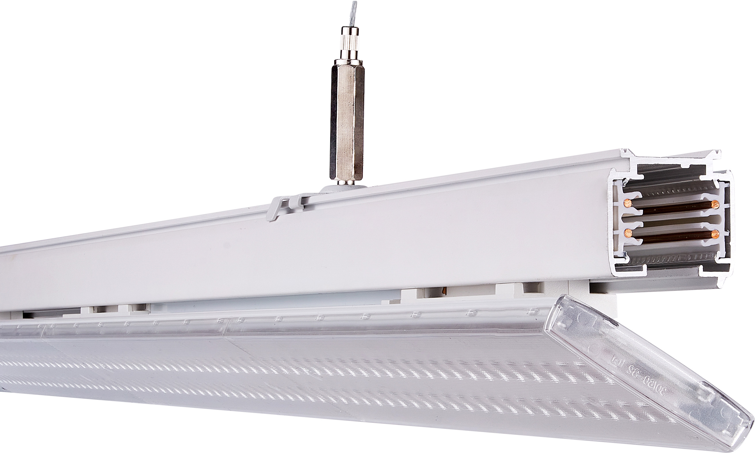 LED Stromschienen-Linearstrahler VLG 50W 90° CRI>80 – 3-Phasen weiß | Synergy 21 TypeA