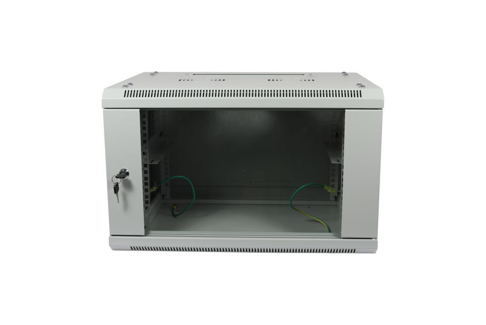 ALLNET 19"Wandgehäuse,  9HE, 1-teilig, T600mm, Lichtgrau, zerlegt(Flat Pack), SMA-Serie,