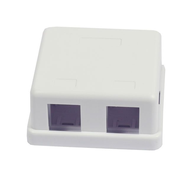 Keystone, Modulträger, AP Dosen für 2xTP-Modul, Reinweiss, Synergy 21, Keystone, Modulträger, AP Dosen für 2xTP-Modul, Reinweiss, Synergy 21,