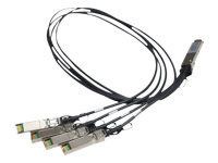 HPE Networking Comware X240 40G QSFP+ to 4x10G SFP+ 1m Direct Attach Copper Splitter Cable