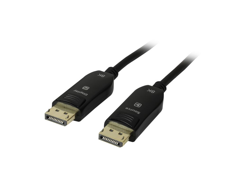 Kabel Video DisplayPort 2.0, ST/ST, 15m, AOC(Aktives Optisches Kabel), UHD 8K*4K 7680×4320@60Hz, Synergy 21,