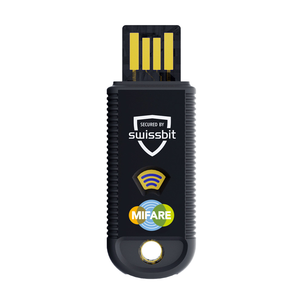 Swissbit IShield Key 1.1 Pro USB-A Mifare In Einzelverpackung (PK2000IA0000E-1002-1BB-SBB)