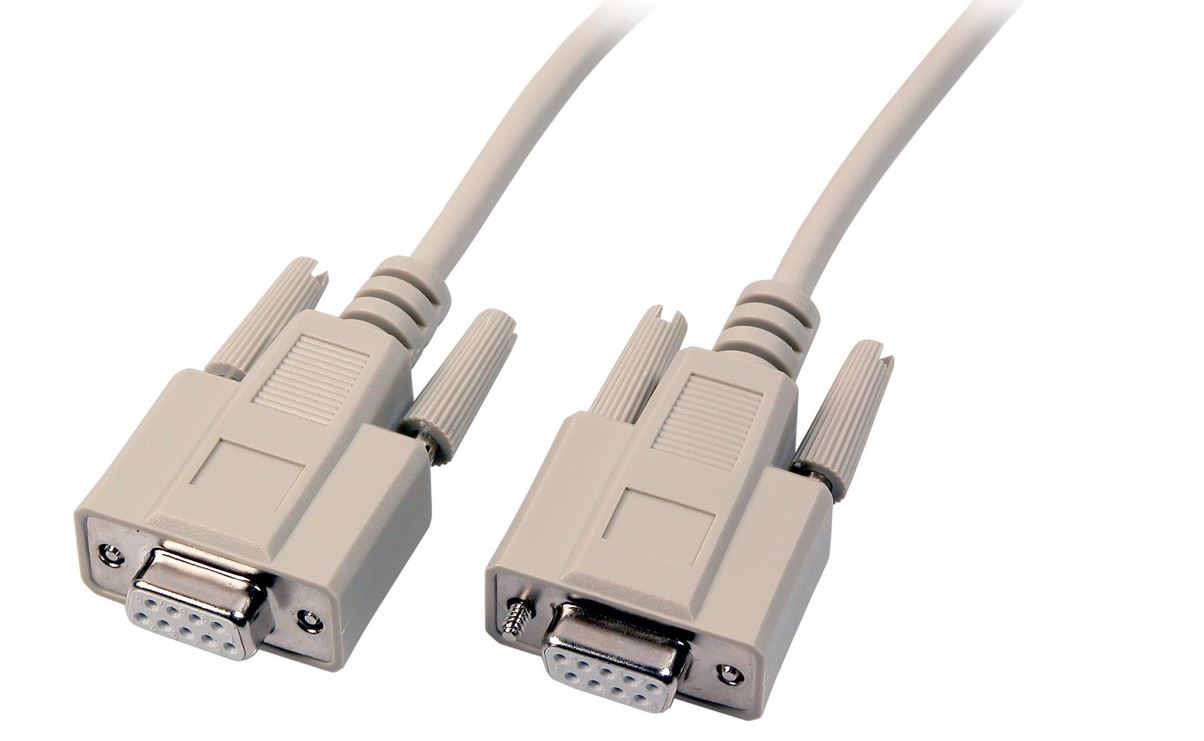 Kabel Seriell DB9pol=>DB9pol Bu/Bu  3m