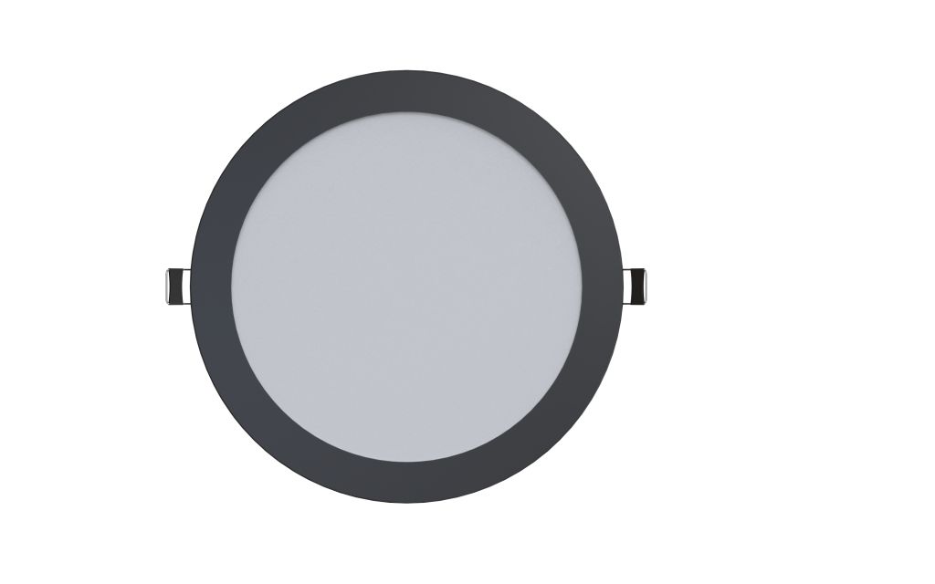 Synergy 21 LED Ultra Slim LED Panel Light V6 12W SWW/WW/NW (3CCT) Black 24V
