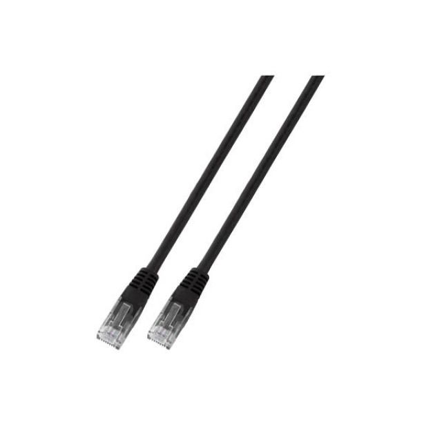 EFB Elektronik 3m Cat6 Patch networking cable Black U/UTP (UTP)