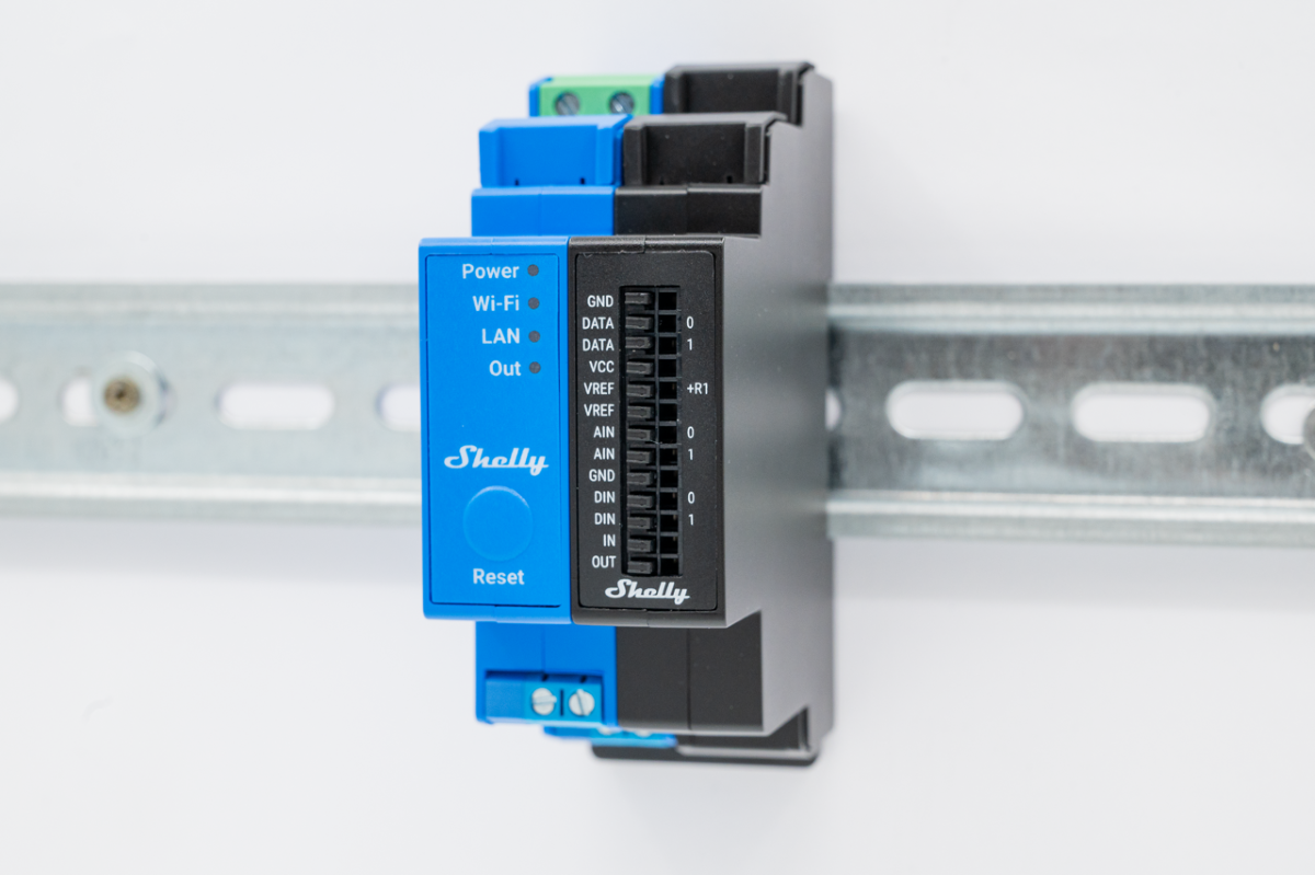 Shelly · Hutschiene Zubehör · "Pro Sensor Add-on"