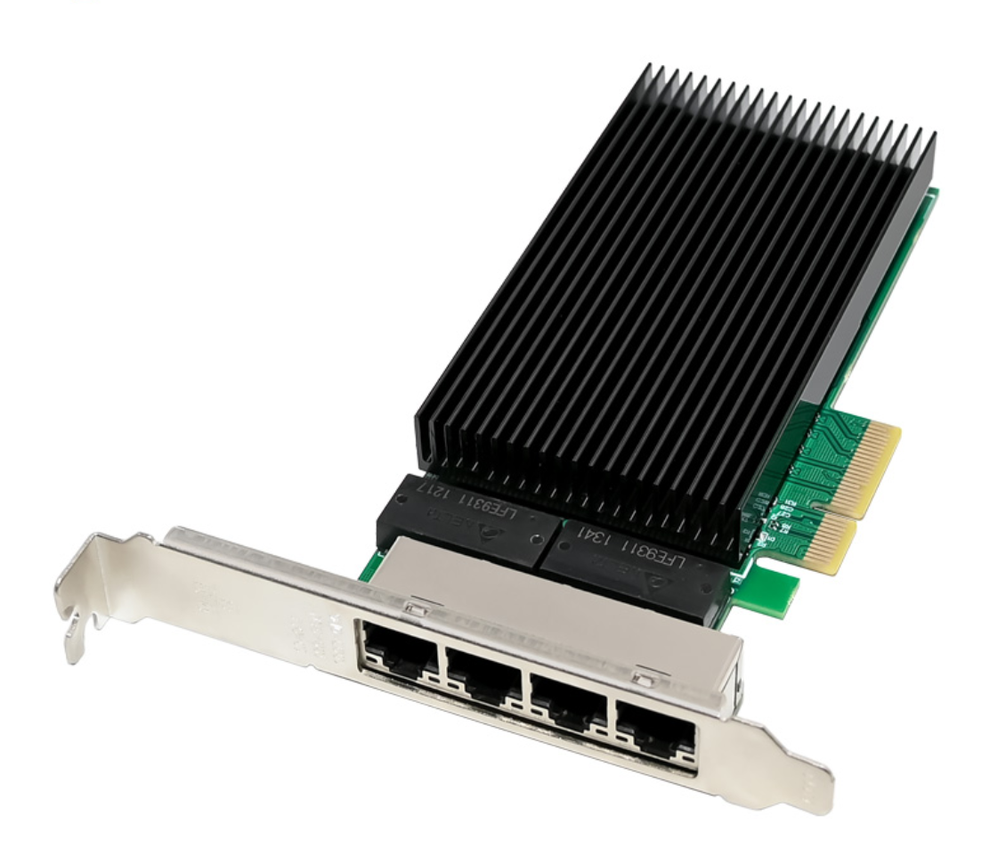 ALLNET PCIe 2.5G X4 Quad Port 2.5 Gigabit Server Adapter- Copper RJ45 - ALL0145-4-2.5G-TX