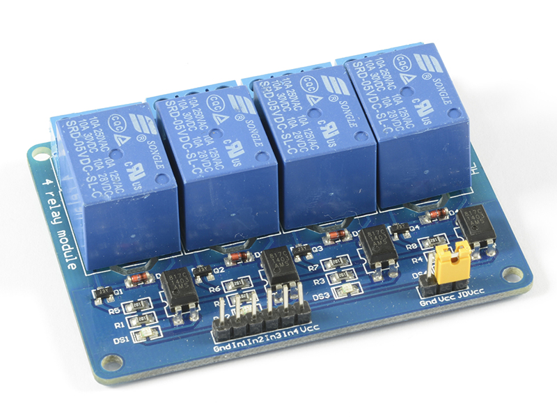 ALLNET 4duino Relais-Modul 4-fach mit Optokoppler