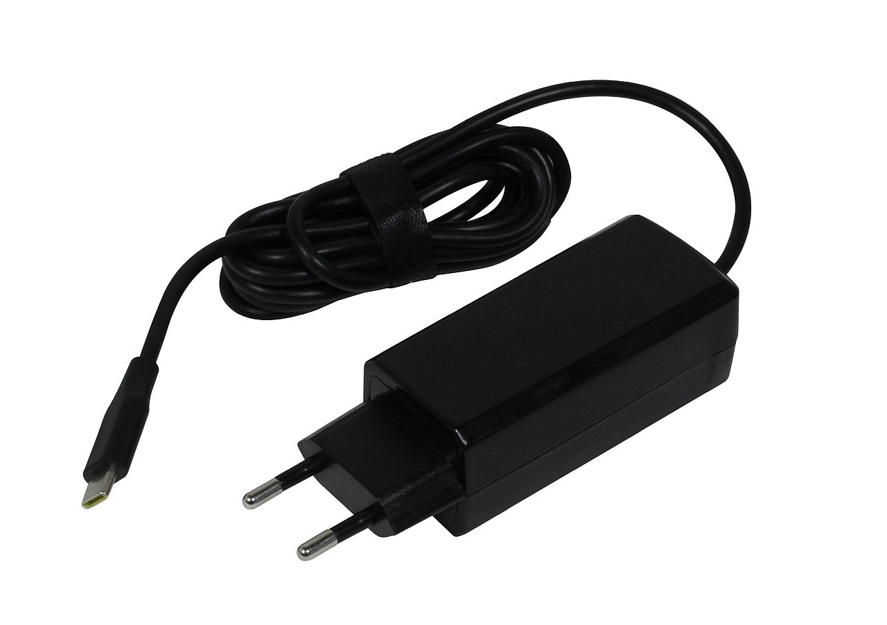 ALLNET Ersatznetzteil QC USB-C PD GaN Netzteil Power Supply 90 Watt 1x USB Typ-C 1,8m festes Kabel **EU PLUG**