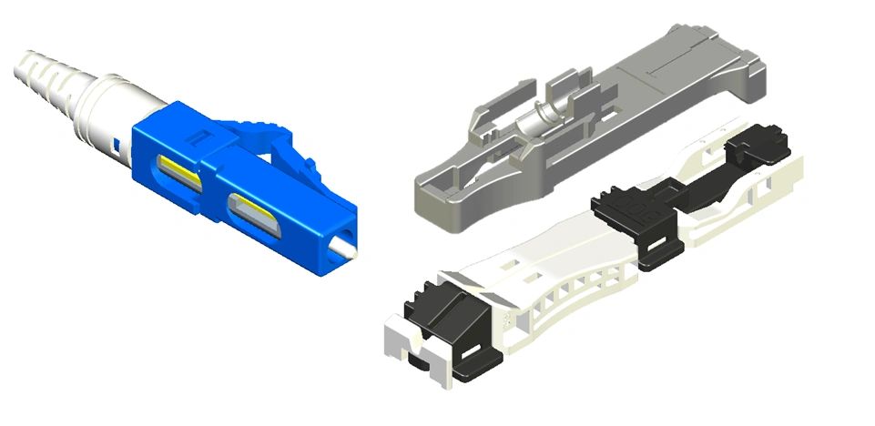Telegärtner LWL, Fiber Field Plug(FFP) Set LC OS2/APC 250/900, mit Montagehilfe Telegärtner LWL, Fiber Field Plug(FFP) Set LC OS2/APC 250/900, mit Montagehilfe