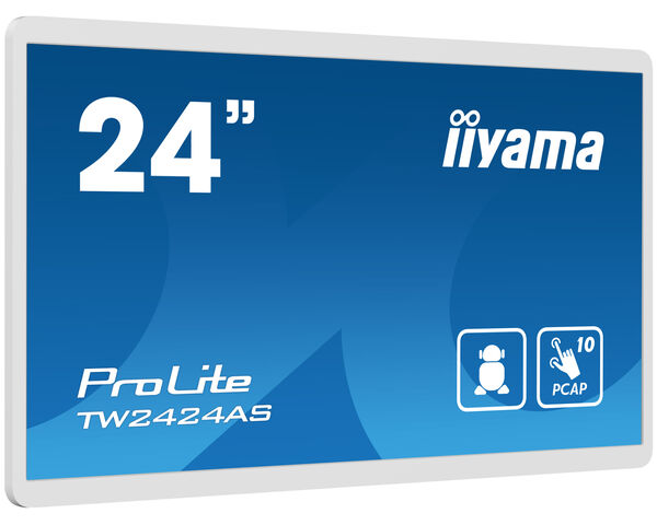 TFT-Touch  23,8"/60,5cm iiyama ProLite TW2424AS-W1 *weiß* 16:9