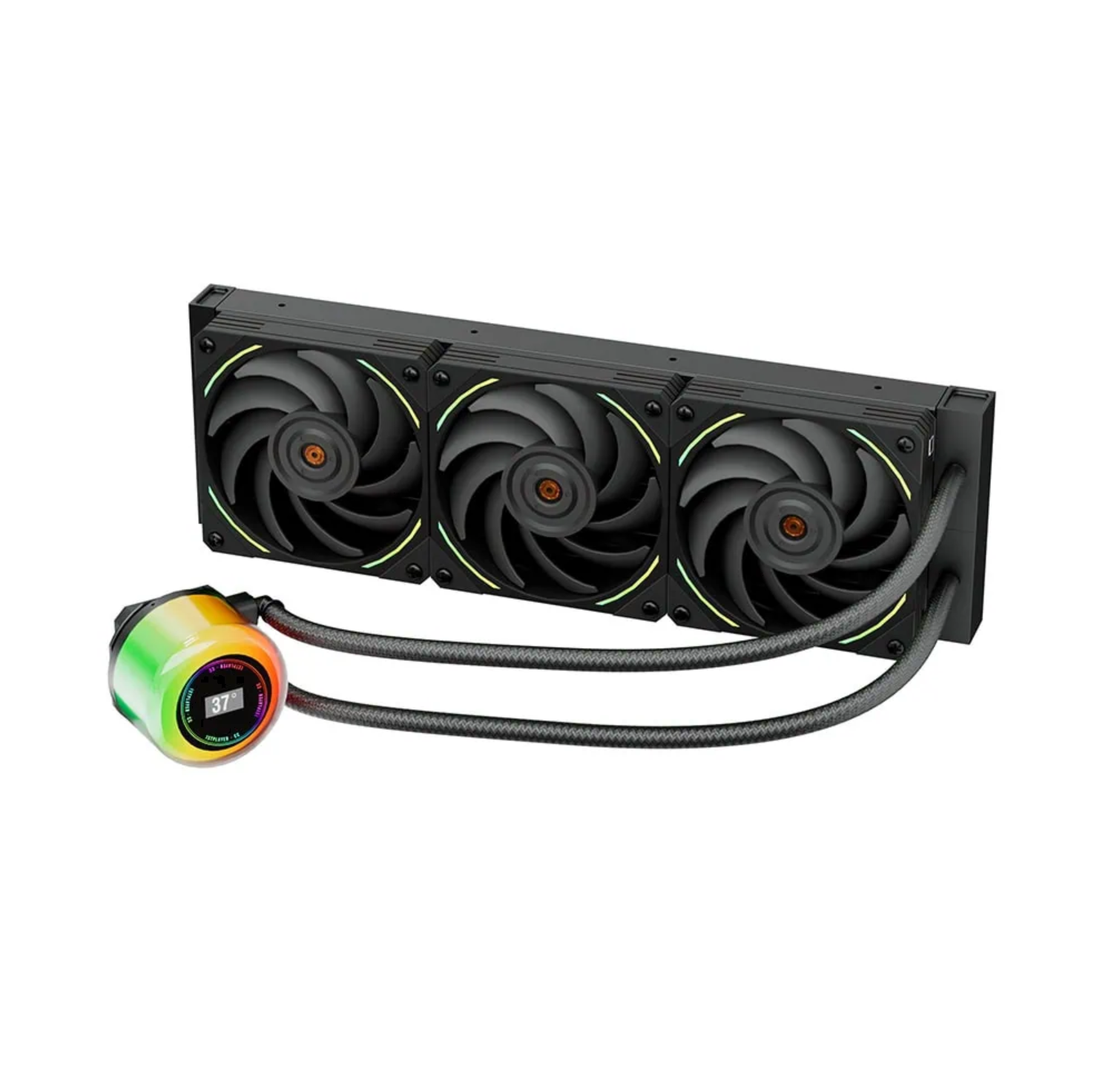 1stPlayer CPU Flüssigkeitskühler TS4 360 Schwarz