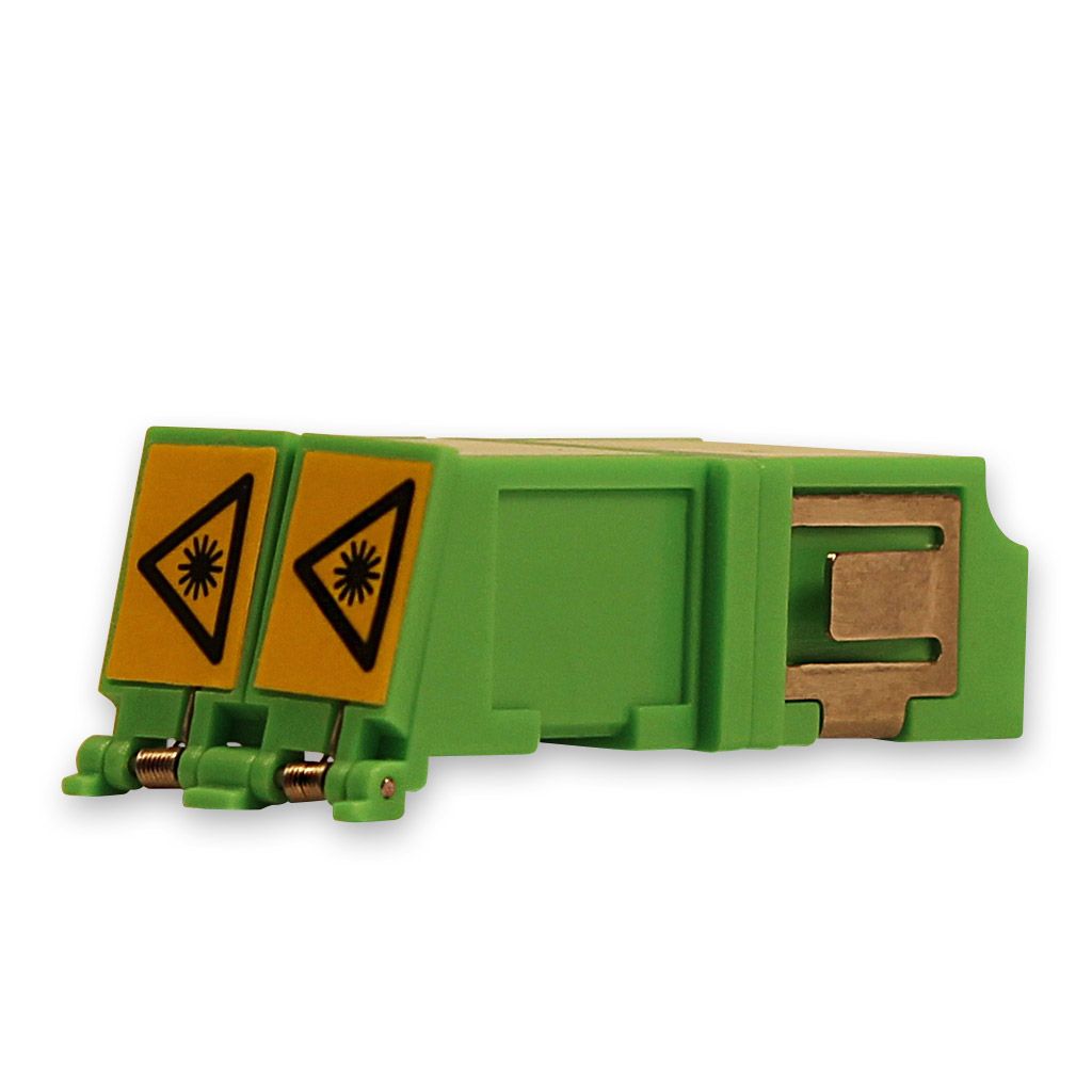 LWL-Kupplung,LC(APC)-Buchse/LC(APC)-Buchse(Laserschutzverschluss),  9/125u Singlemode, duplex, PVC, Keramikhülse, ohne Flansch, Synergy 21 LWL-Kupplung,LC(APC)-Buchse/LC(APC)-Buchse(Laserschutzverschluss),  9/125u Singlemode, duplex, PVC, Keramikhülse, ohne Flansch, Synergy 21