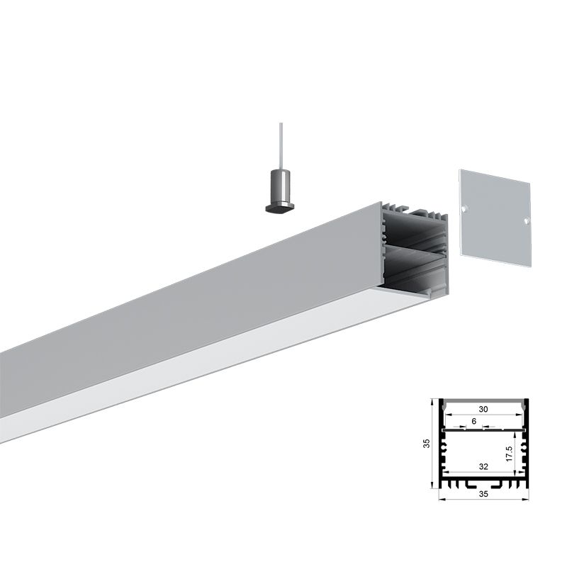 Synergy 21 LED U-Profil 200cm, ALU3535 weiß