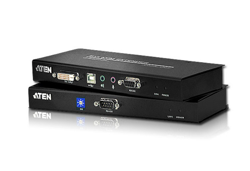 Aten KVM-Extender, 60mtr.1xPC, 1xMon., DVI, USB, Audio, RS-232 Aten KVM-Extender, 60mtr.1xPC, 1xMon., DVI, USB, Audio, RS-232