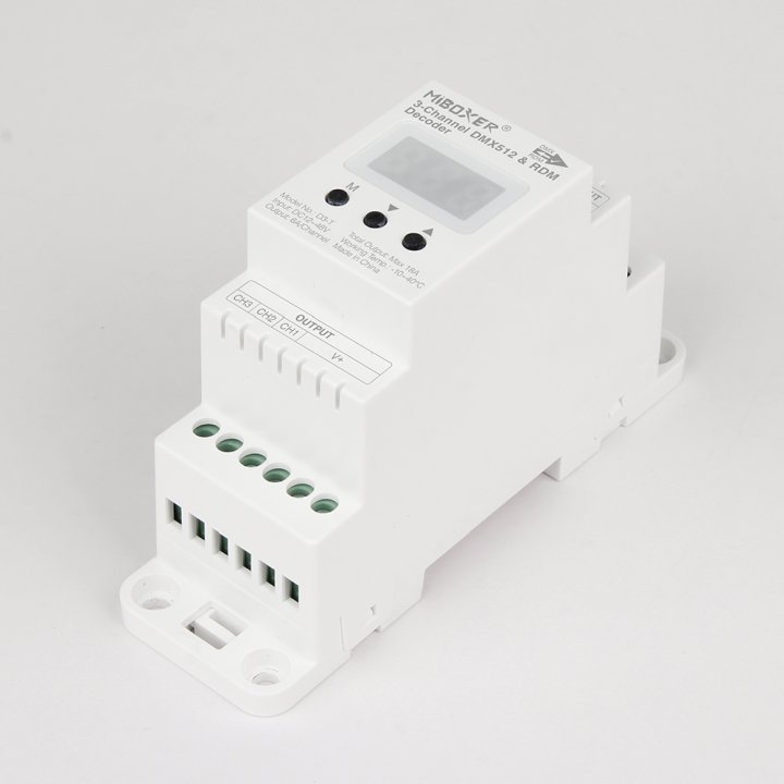 Miboxer Hutschiene DMX 3-Kanal LED Controller DMX-Serie