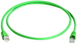 TelegäRtner Patchkabel CAT6A, 25m, GrüN, 500MHz, S-STP(S/FTP