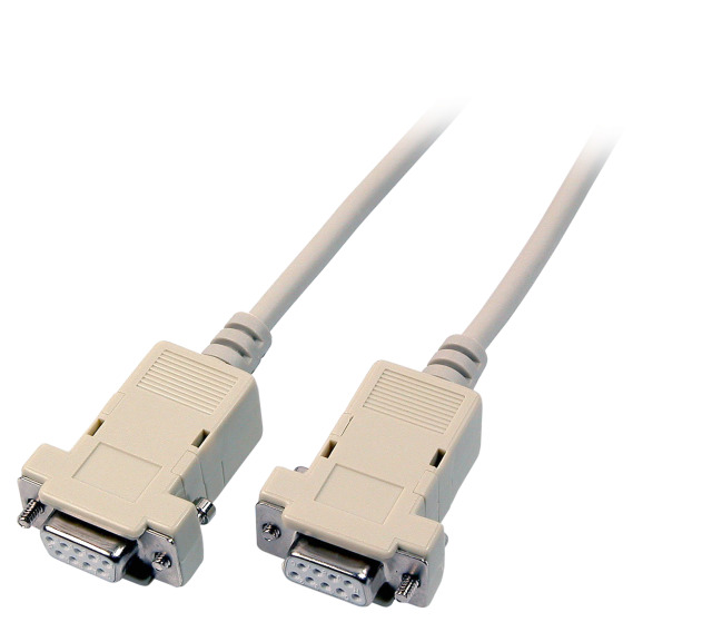 Kabel Null-Modem Kabel, seriell DB9 ->DB 9 (Bu)/(Bu) 2,0m