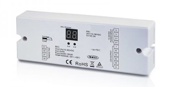 Synergy 21 LED Serie EOS 07 DALI Controller DT8 RGB-WW (CCT)