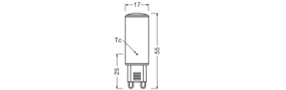 LEDVANCE LED PIN G9 P 4.5W 827 Clear G9
