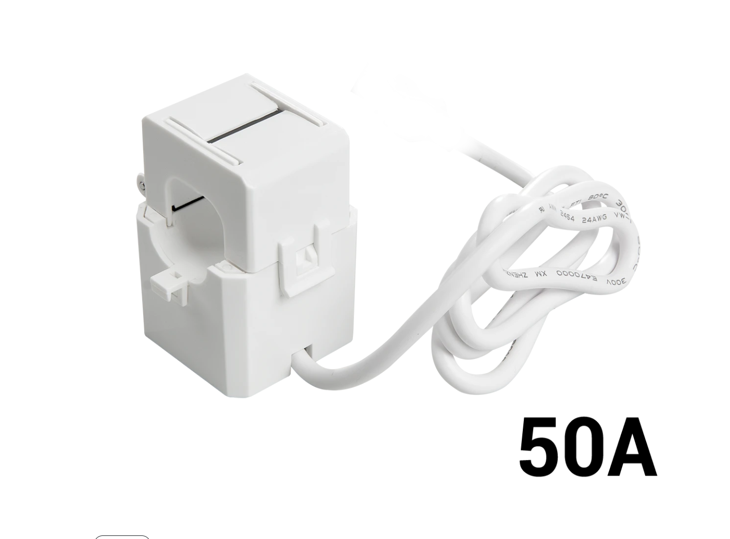 Shelly · Unterputz & Hutschiene Zubehör · "Current Transformer 50A" · Induktionsklemme für EM & 3EM Shelly · Unterputz & Hutschiene Zubehör · "Current Transformer 50A" · Induktionsklemme für EM & 3EM