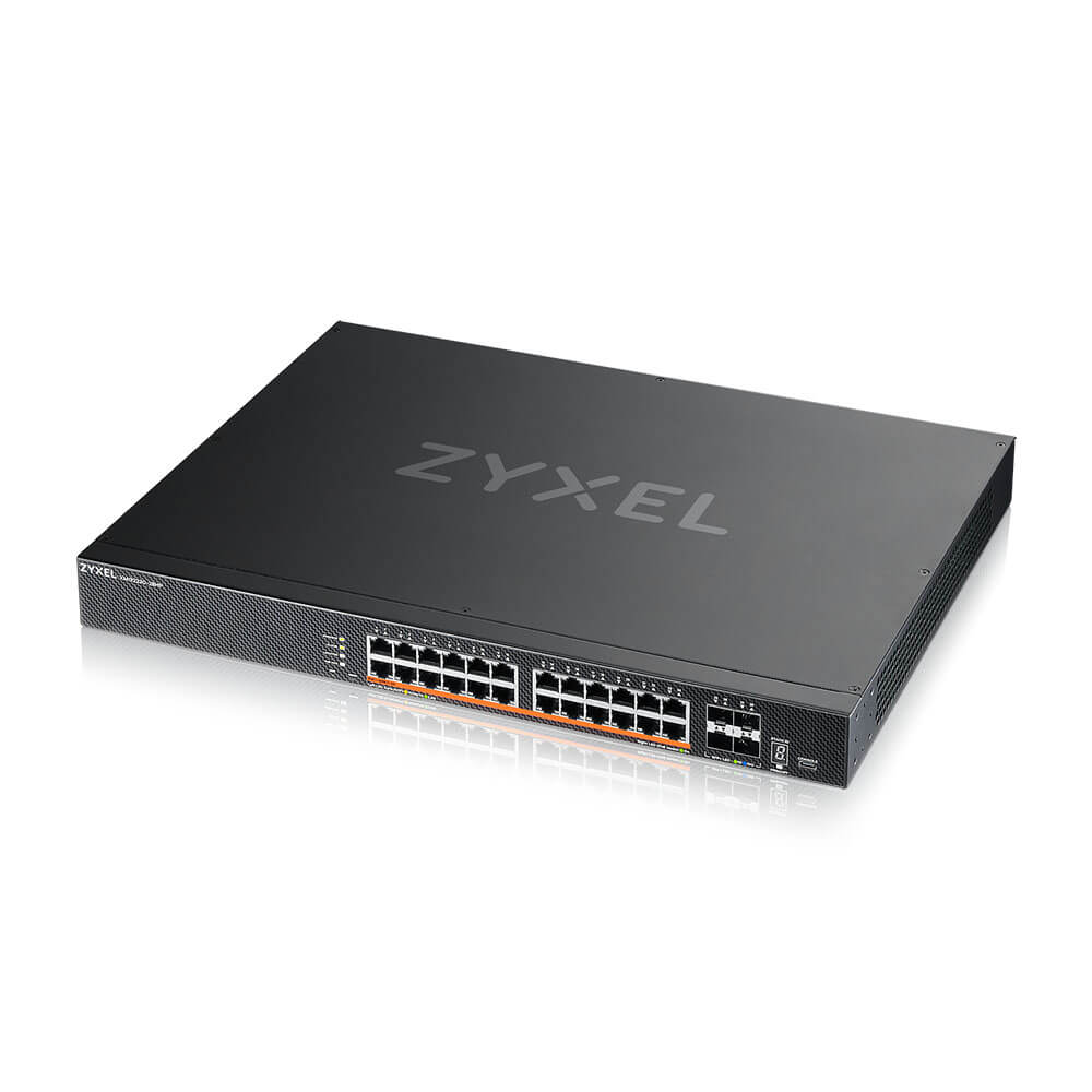 Zyxel XMG2230-28HP Managed L2/L3 2.5G Ethernet (100/1000/2500) Power over Ethernet (PoE) 1U Black