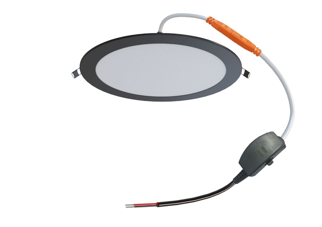 Synergy 21 LED Ultra Slim LED Panel Light V6 15W SWW/WW/NW (3CCT) Schwarz 24V