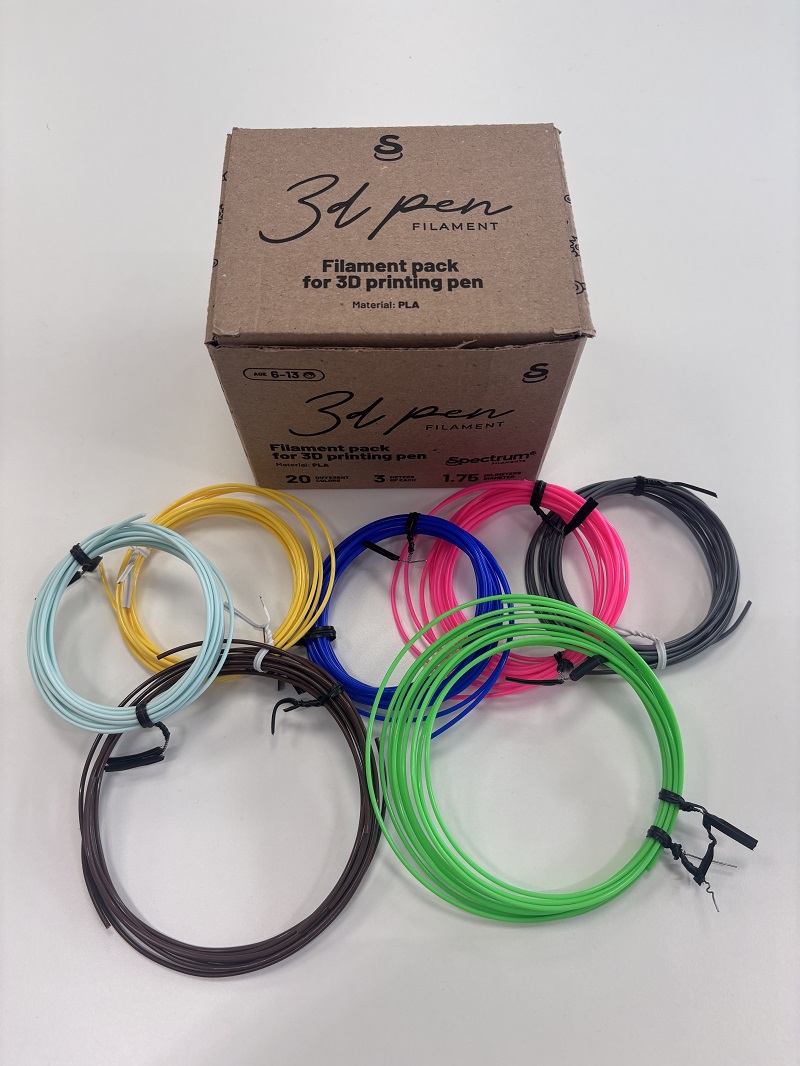 Spectrum 3D Filament für 3D Stifte 20 Farben á 3m