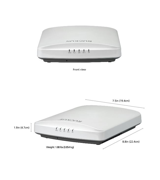 RUCKUS Networks R650 2000 Mbit/s White Power over Ethernet (PoE)