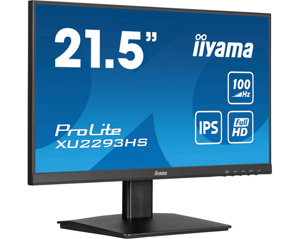 iiyama ProLite XU2293HS-B6 computer monitor 54.6 cm (21.5") 1920 x 1080 pixels Full HD LED Black