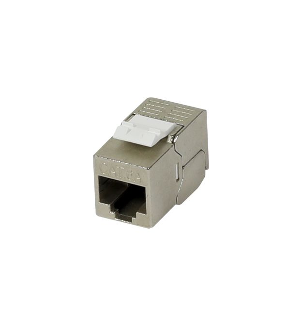 Keystone,Modul, TP-Buchse(RJ45), CAT6A, 500MHz, Short, mit Kabelklemme, Synergy 21,