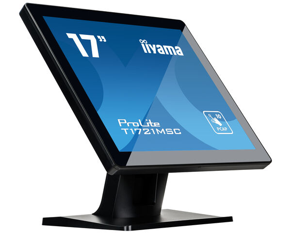 iiyama ProLite T1721MSC-B2 computer monitor 43.2 cm (17") 1280 x 1024 pixels SXGA LED Touchscreen Tabletop Black