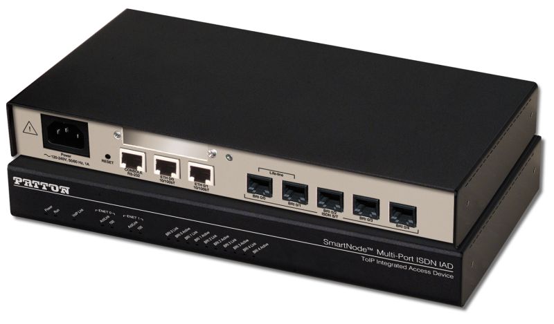 Patton SmartNode 4638, 5 BRI VoIP GW-Router **B-WARE Patton SmartNode 4638, 5 BRI VoIP GW-Router **B-WARE