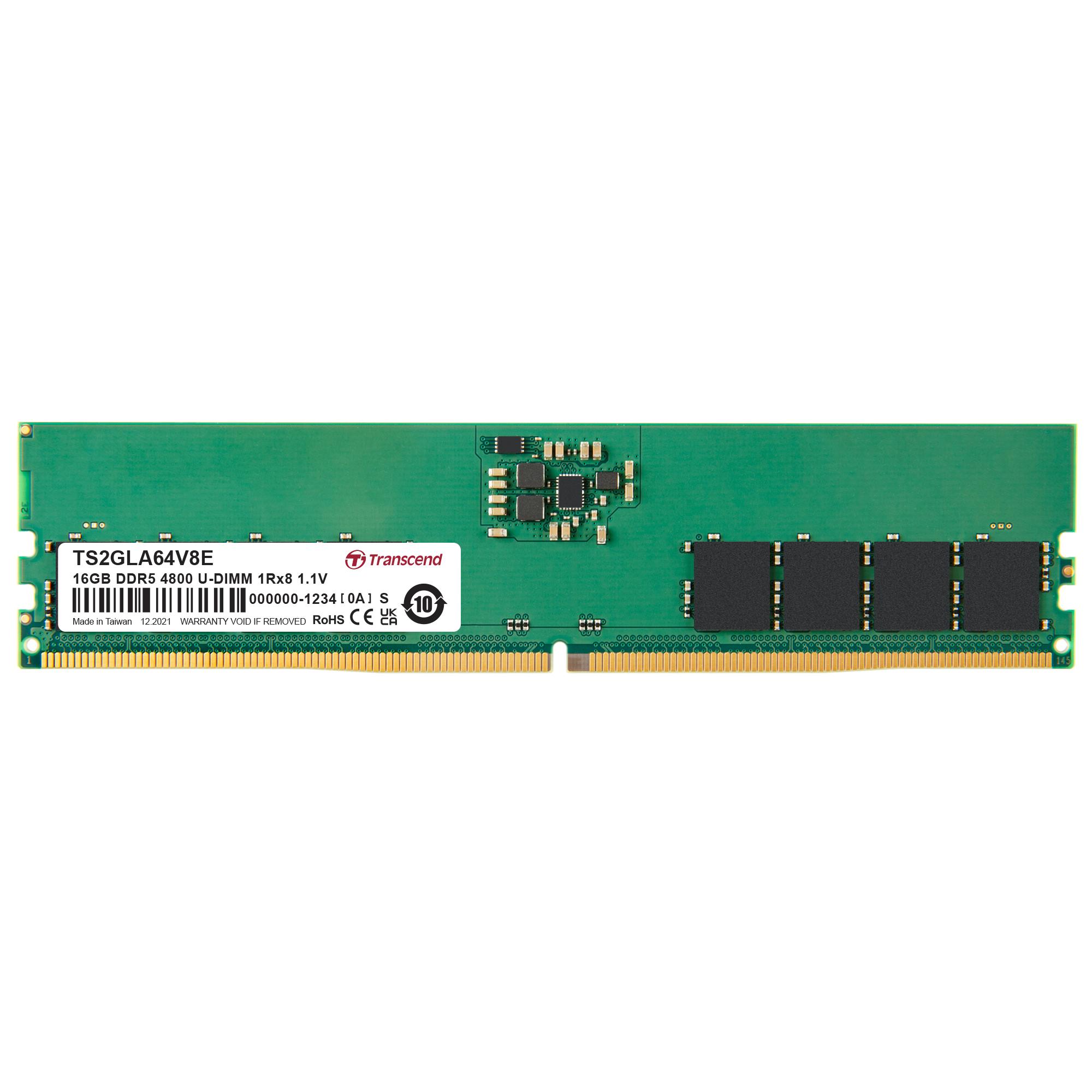 MEM DDR5-RAM 4800 16GB Transcend