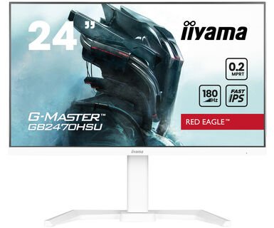 iiyama G-MASTER GB2470HSU-W6 computer monitor 60.5 cm (23.8") 1920 x 1080 pixels Full HD LED White