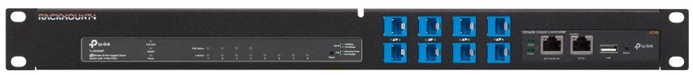 Rackmount.IT, Rack Mount Kit for Omada/TP-Link TL-SG2008/-P/SG2008/-P/ES205G/-P/OC200, UTP(ungeschirmte) Kupplung/Patchkabel, 1HE/19",