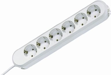 Steckdosenleiste 6x Plug Bachmann SMART White